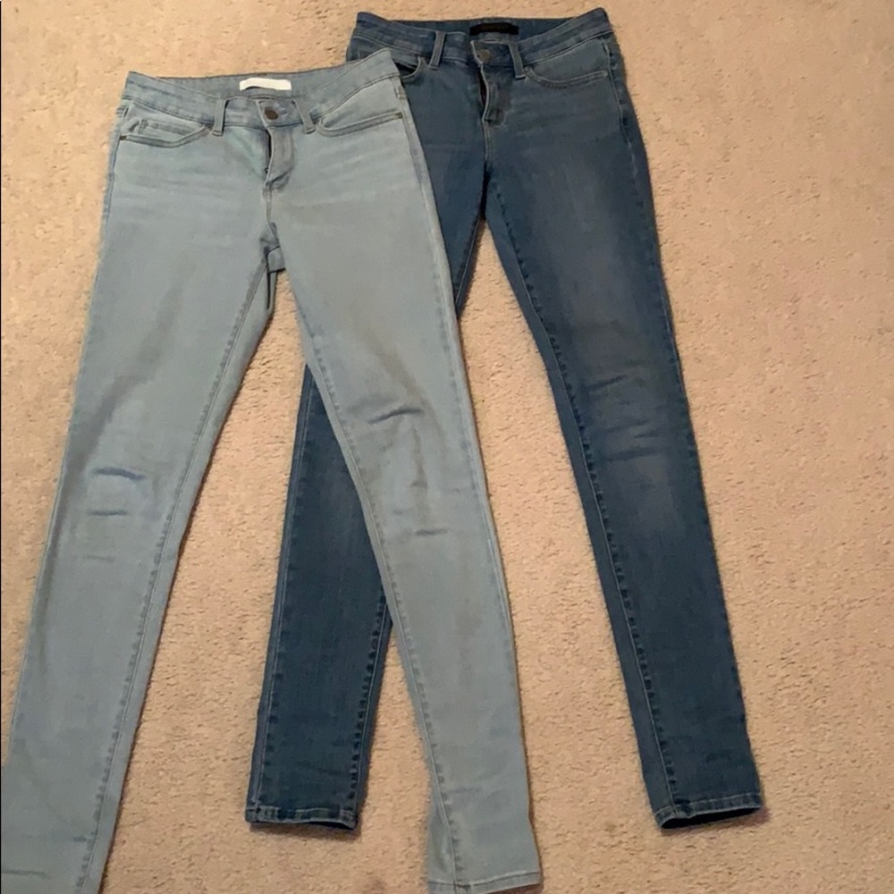 Pair of Uniqlo women’s ultra stretch skinny jeans